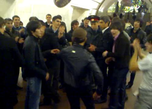 кавказцы, вайнахи в метро